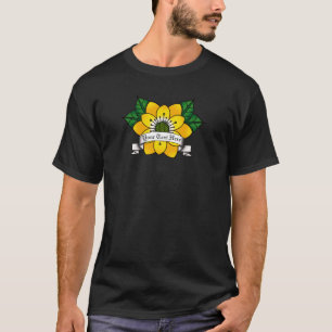 Camiseta Tatuaje de flor de llamada - Crea tu propio