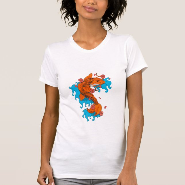 Camiseta Tatuaje de Koi (Anverso)
