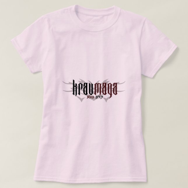 Camiseta Tatuaje de la roca de Krav Maga (Diseño del anverso)