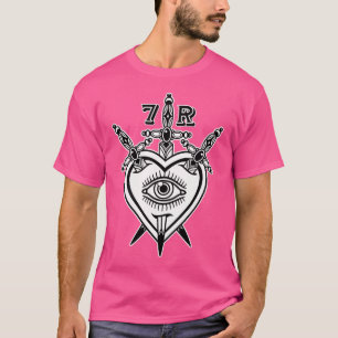 Camiseta Tatuaje de lobo gruñón Tatuaje tradicional america