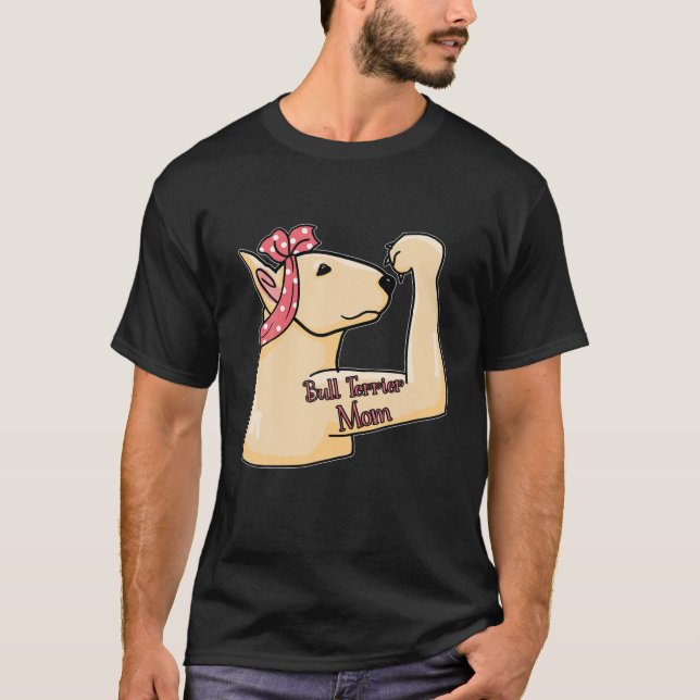 Camiseta Tatuaje de mamá, amante de los toros, dueño de per (Anverso)