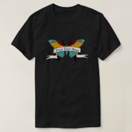 Camiseta Tatuaje de Mariposa - Crea el Tuyo