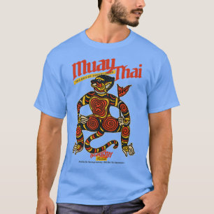Camiseta Tatuaje de mono de Muay Thai El dolor es temporal 