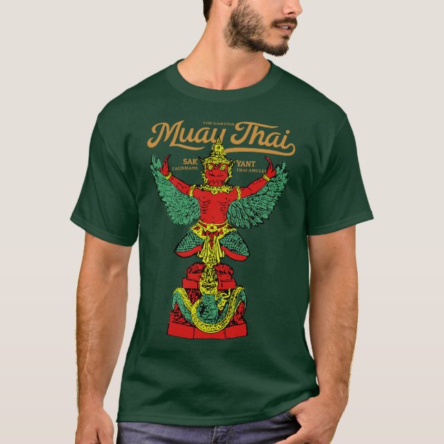 Camiseta Tatuaje de Muay Thai El Garuda (Anverso)