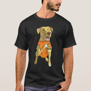 Camiseta Tatuaje de perro Pit Bull amo a mamá adorable perr
