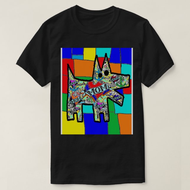 Camiseta Tatuaje de plazas de perro (Diseño del anverso)