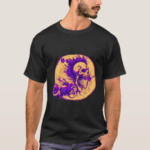Camiseta Tatuaje De punk Para Decoración De Surrealismo Pop