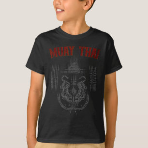 Camiseta Tatuaje de Sak Yant Muay Thai Kickboxing Cultura A