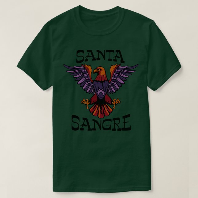 Camiseta Tatuaje de Santa Sangre Fenix Chest (Diseño del anverso)