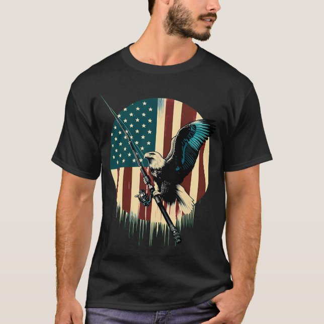 Camiseta Tatuaje de señuelo de pesca (Anverso)