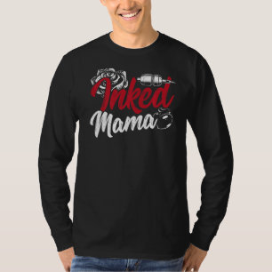 Camiseta Tatuaje De Tinta Artística De Mama Tatuaje Para Ma