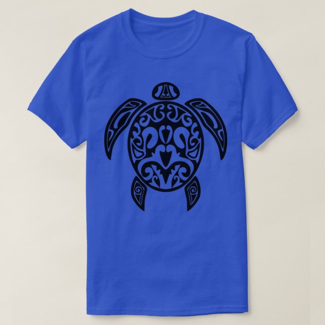 Camiseta Tatuaje de tortuga tribal (Diseño del anverso)