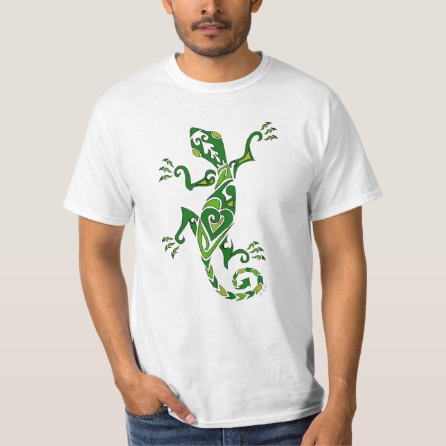 Camiseta Tatuaje del lagarto (Anverso)