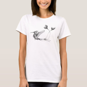 Camiseta Tatuaje del pájaro de Psychedlic