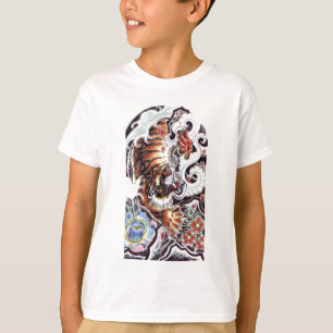 Camiseta Tatuaje del tigre japonés
