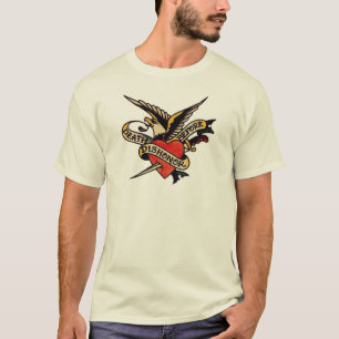Camiseta Tatuaje del vintage - muerte antes de la deshonra