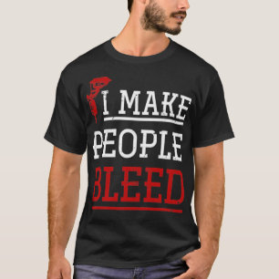 Camiseta Tatuaje Diseño Vintage Hago Que La Gente Muera Tin