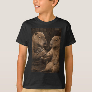 Camiseta Tatuaje Divertido de Capybara Tatuando Capybara Ca
