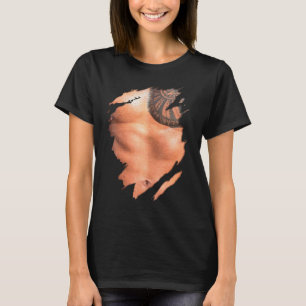 Camiseta Tatuaje en el pecho de músculos abdominales de six