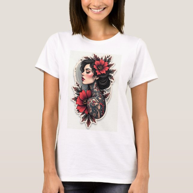 Camiseta Tatuaje femenino (Anverso)
