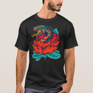 Camiseta Tatuaje japonés tradicional Cobra Snper Viper