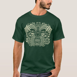 Camiseta Tatuaje maorí - blanco y negro