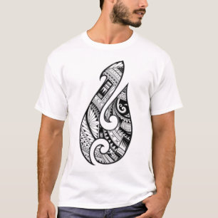 Camiseta Tatuaje Maorí Tradicional Auténtico.Nueva Zeland