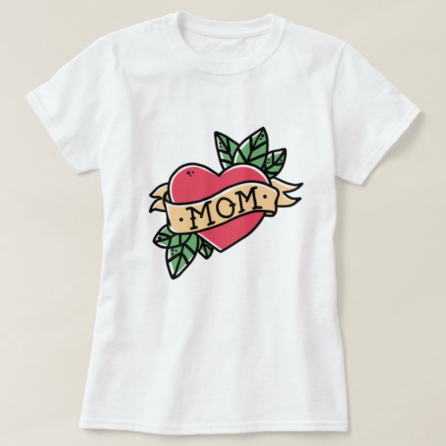 Camiseta Tatuaje retro (Diseño del anverso)