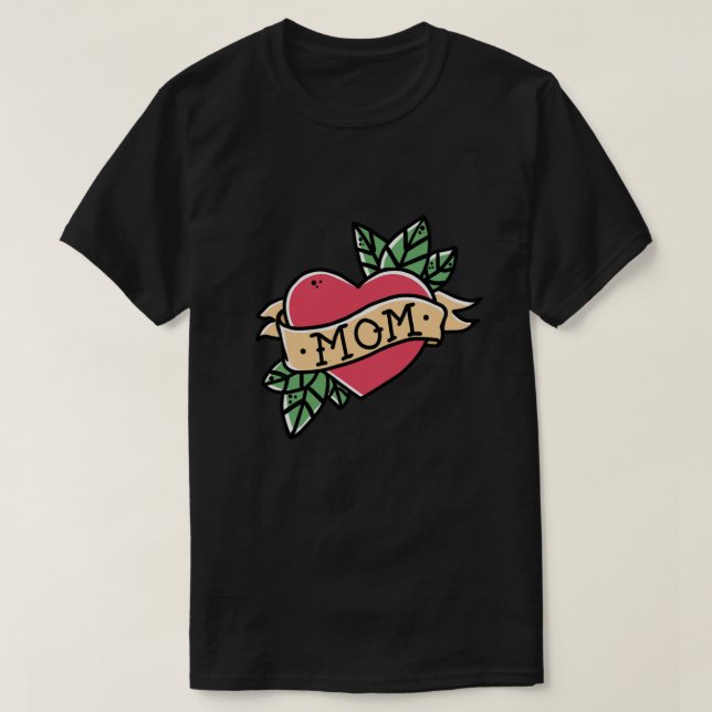 Camiseta Tatuaje retro (Diseño del anverso)
