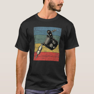 Camiseta Tatuaje retro Artis Tat Tat Machine Gift Appartal