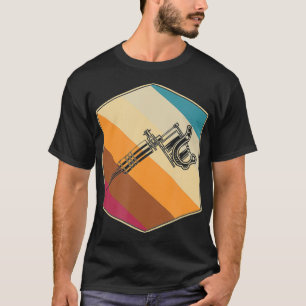 Camiseta Tatuaje Retro Gun Tattoist Tatuaje Tatuado Tatuaje