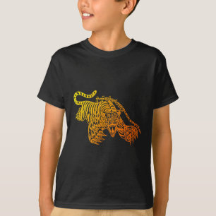 Camiseta Tatuaje Sak Yant Muay Thai Bravo Tigre Kickboxing