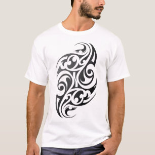 Camiseta Tatuaje Tradicional Auténtico Tribal Maorí. Art On