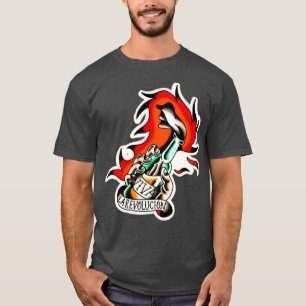 Camiseta Tatuaje tradicional Molotov Viva La Revolucion