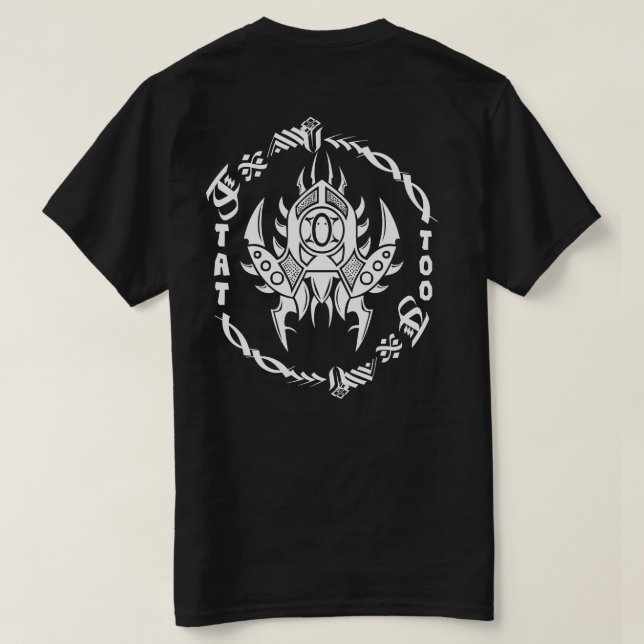 Camiseta Tatuaje Tribal (Reverso del diseño)