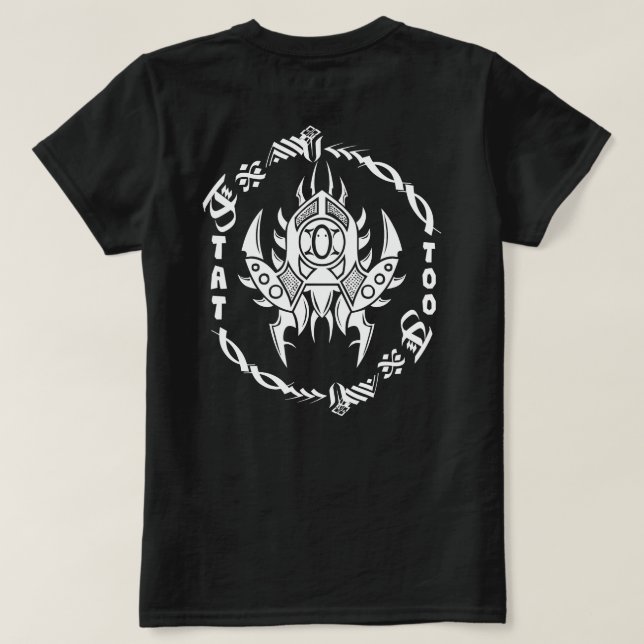 Camiseta Tatuaje tribal (Reverso del diseño)