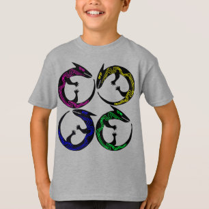 Camiseta Tatuaje tribal aborigen etnográfico Pagan Lizard
