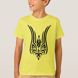 Camiseta Tatuaje tribal NEGRO - tulipán + tus ideas