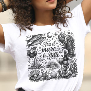 Camiseta Tatuajes de Mezcla Náutica
