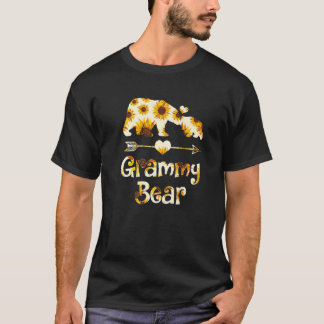 Camiseta Tatuajes de osos de Grammy de girasol Familia Conj