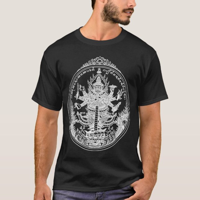 Camiseta Tatuajes de Tailandia mágico sak yant thai tattoos (Anverso)