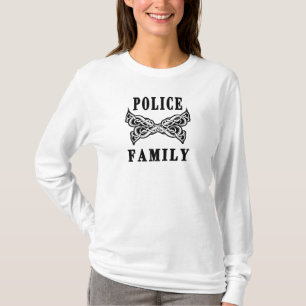 Camiseta Tatuajes de una familia de la policía