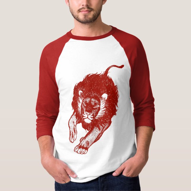 Camiseta Tau de la ropa de los leones (roja) (Anverso)