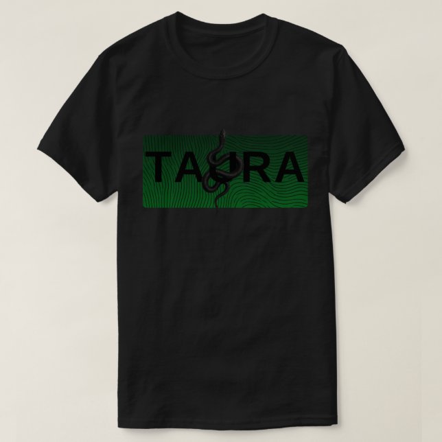 Camiseta TAURA Serpent Edition - Diseño gráfico de serpient (Diseño del anverso)