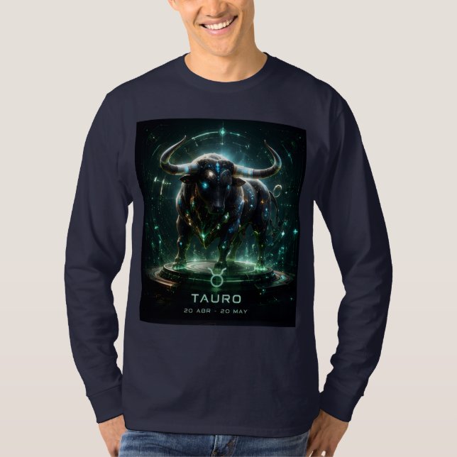 Camiseta tauro , horóscopo,  (Anverso)