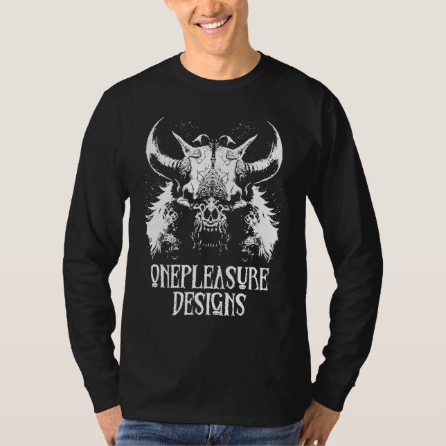 Camiseta Tauro Monstruo Zombie Horrible Terror (Anverso)
