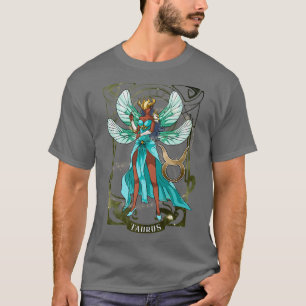 Camiseta Taurus Anime Birthday Fairy Fairies Taurus Black G
