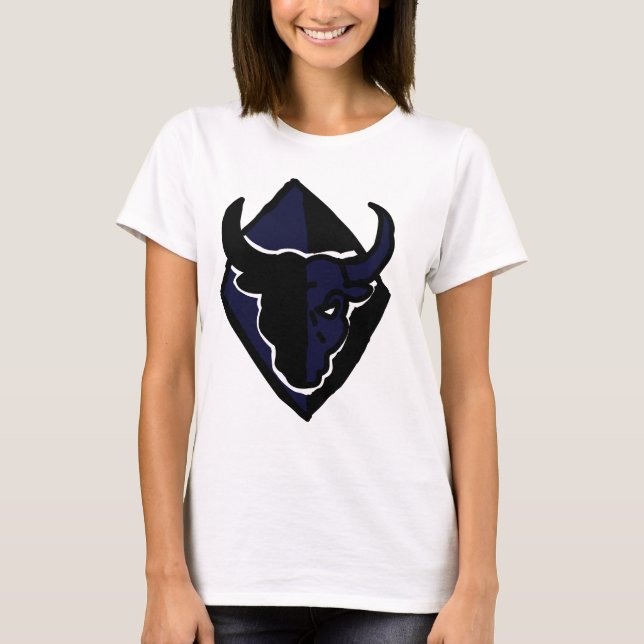 Camiseta Taurus Bull Zodiac T‑Shirt – Minimal Astrology  (Anverso)