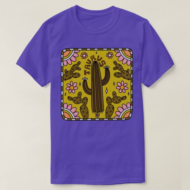 Camiseta Taurus Cactus (Diseño del anverso)