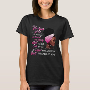 Camiseta Taurus Chica Depende De Usted Zodiac Cumpleaños Ne
